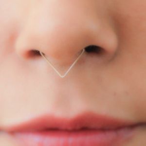 925/14k Real/Fake Septum Ring